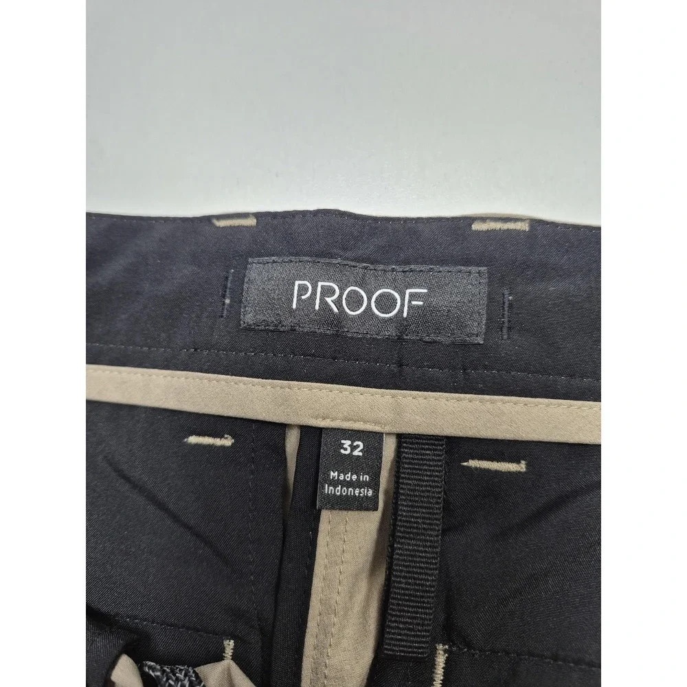 Proof Nomad Shorts Mens 32 Beige Chino Stretch Drawstring Huckberry FLAW